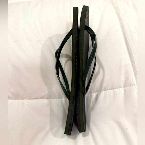 Haviainas women’s green flip flops size 41-42 (10-11) - Picture 4 of 6